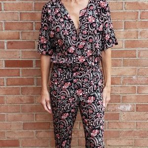 Printed jumpsuit/romper